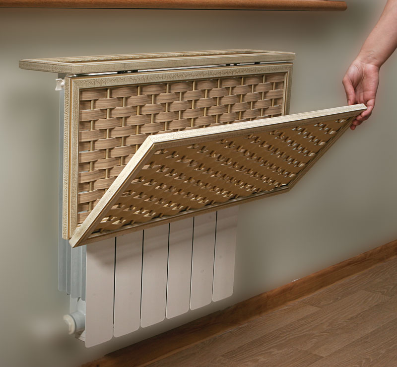 cacher le radiateur chauffant écran articulé 2